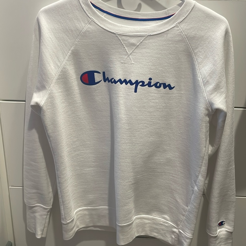 Small White Champion Sweatshirt